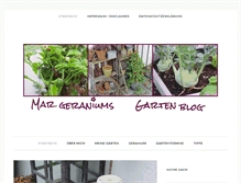 Tablet Screenshot of margeranium.de